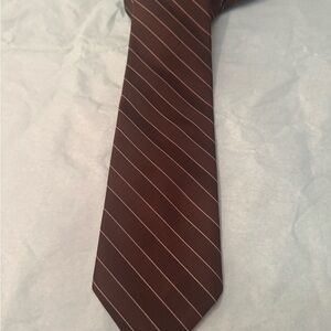Vintage Men’s Sabatini Brown Striped Tie